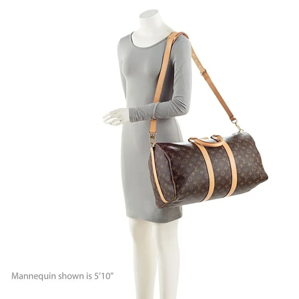 Louis Vuitton Monogram Canvas Keepall Bandouliere 45 Duffle